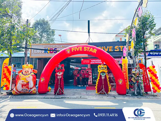 CUNG CẤP LÂN SƯ RỒNG KHAI TRƯƠNG FIVE STAR TẠI VĨNH LONG