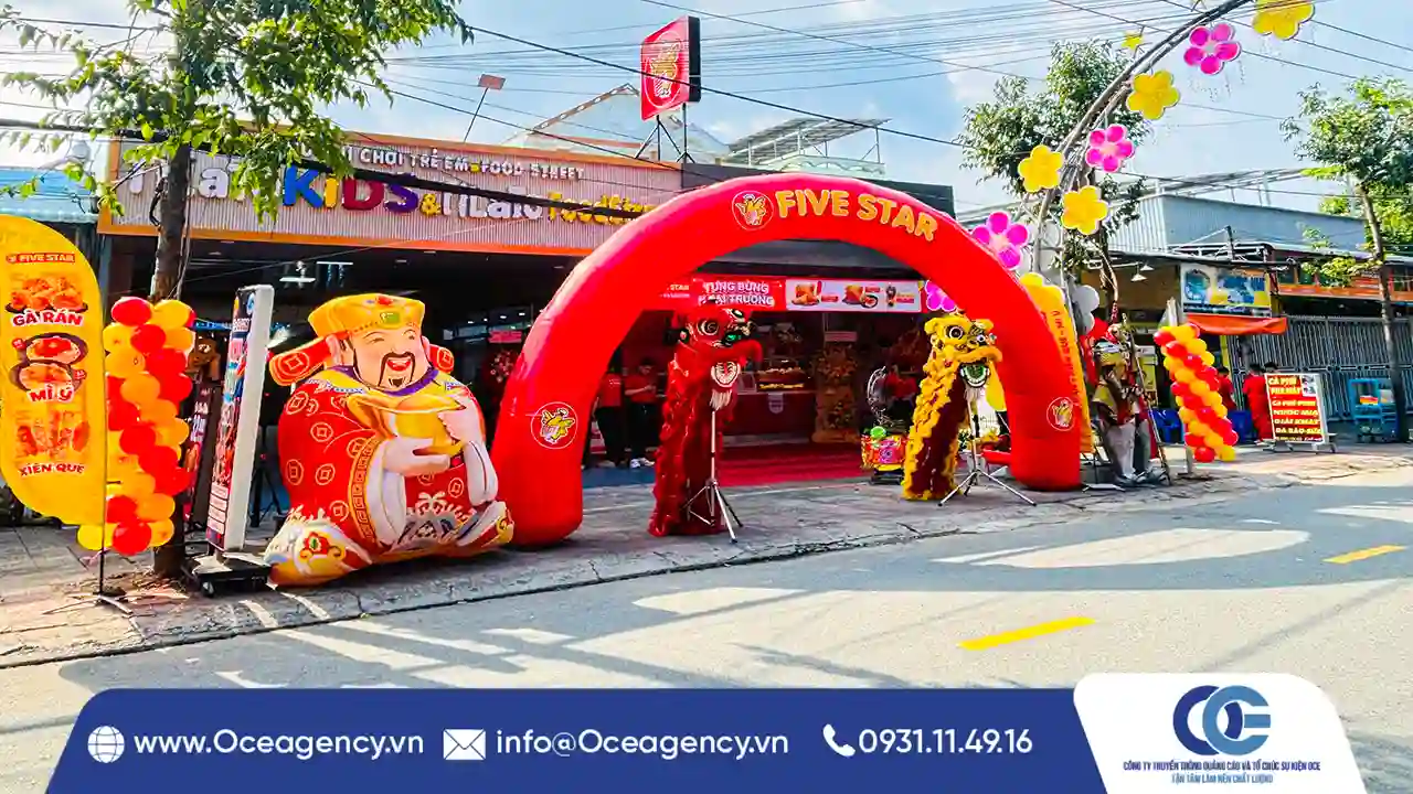 FIVE STAR &ndash; THƯƠNG HIỆU NỔI BẬT TRONG NG&Agrave;Y KHAI TRƯƠNG
