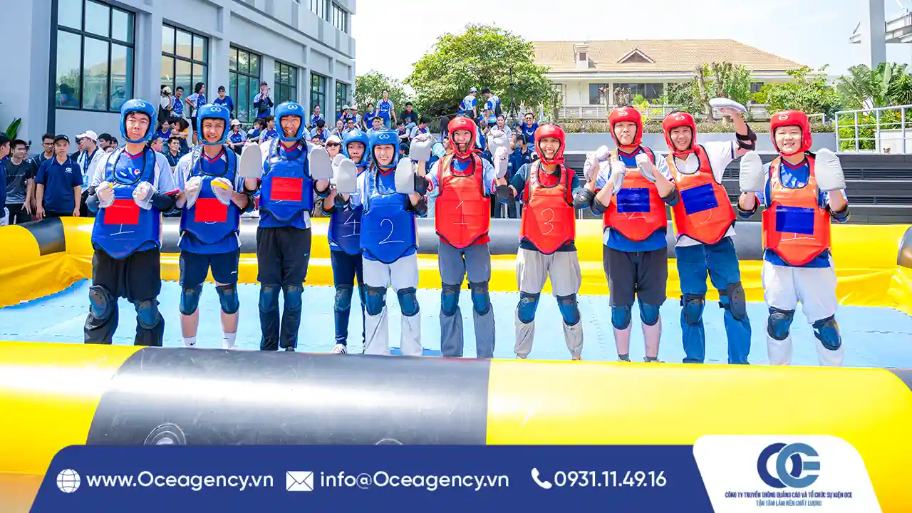 Trò chơi team combat cho sự kiện doanh nghiệp