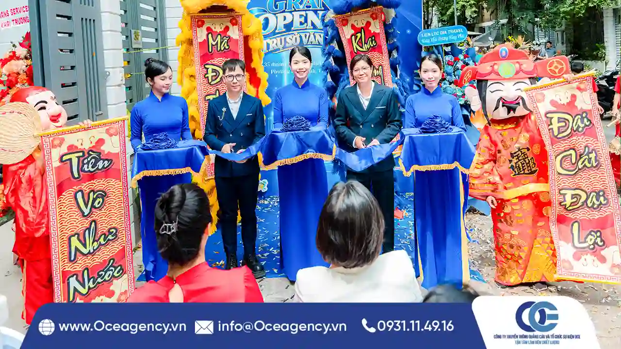 TỔ CHỨC LỄ KHAI TRƯƠNG VĂN PHÒNG MỚI HIGO TRAVEL
