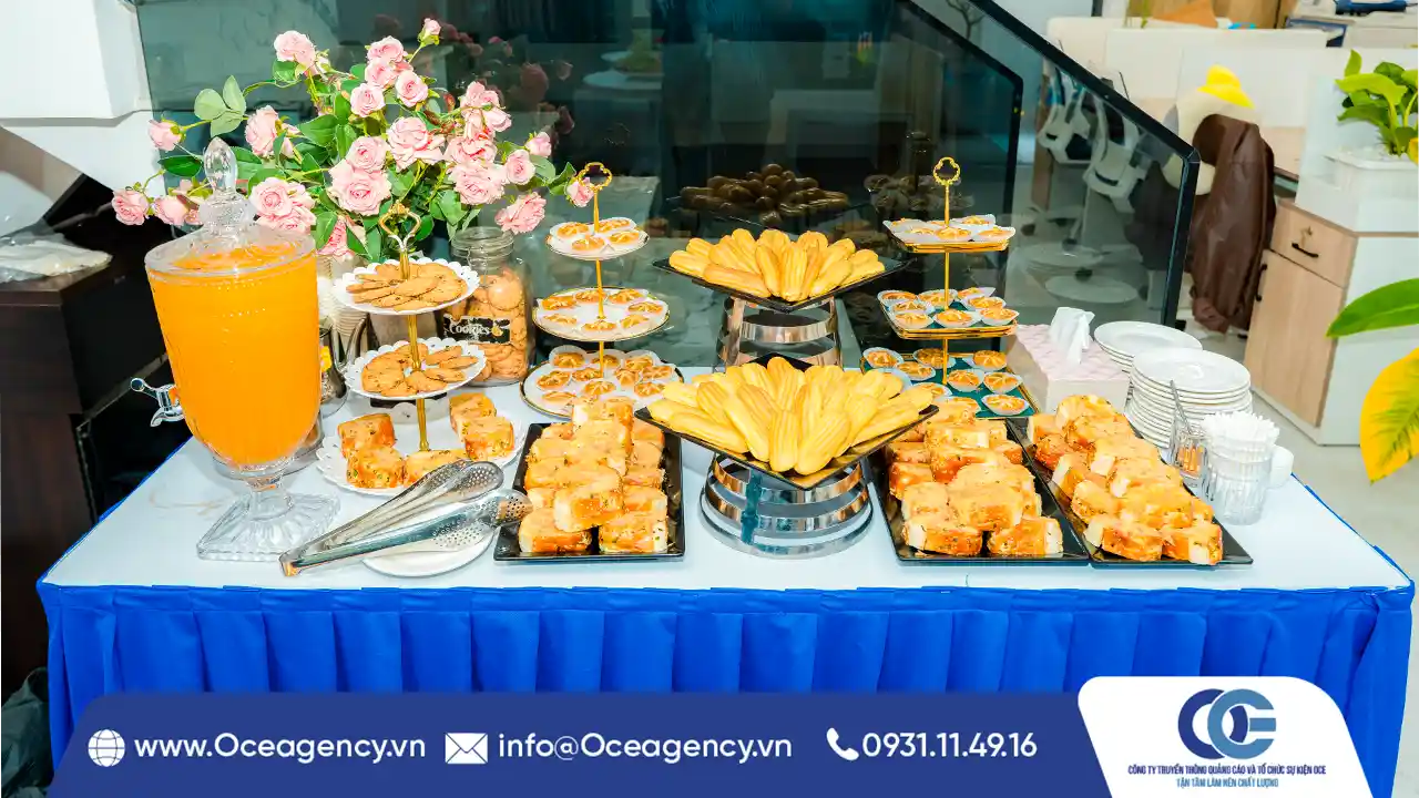 Dịch vụ cung cấp teabreak trọn g&oacute;i sự kiện