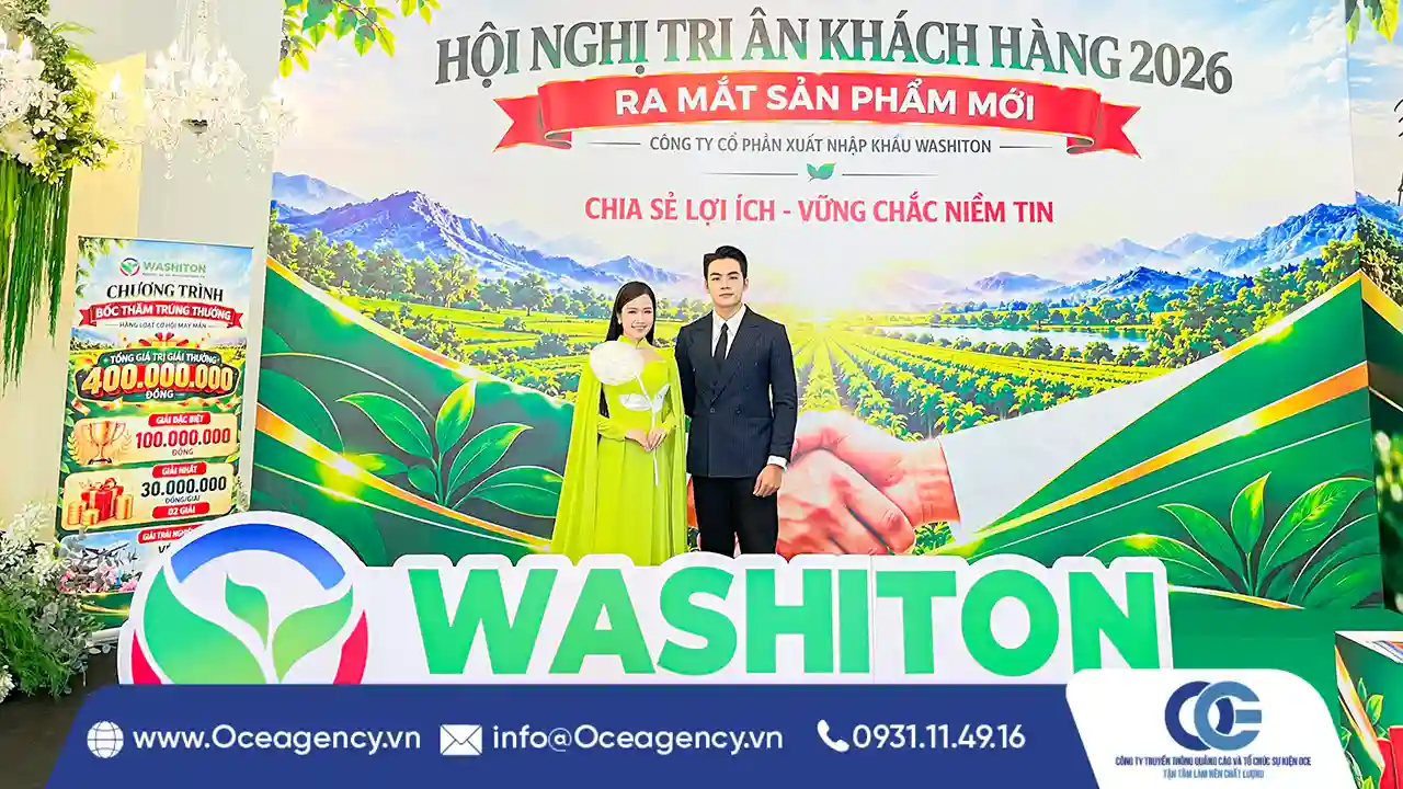 CUNG CẤP NHÂN SỰ HỘI NGHỊ TRI ÂN KHÁCH HÀNG 2026 WASHITON