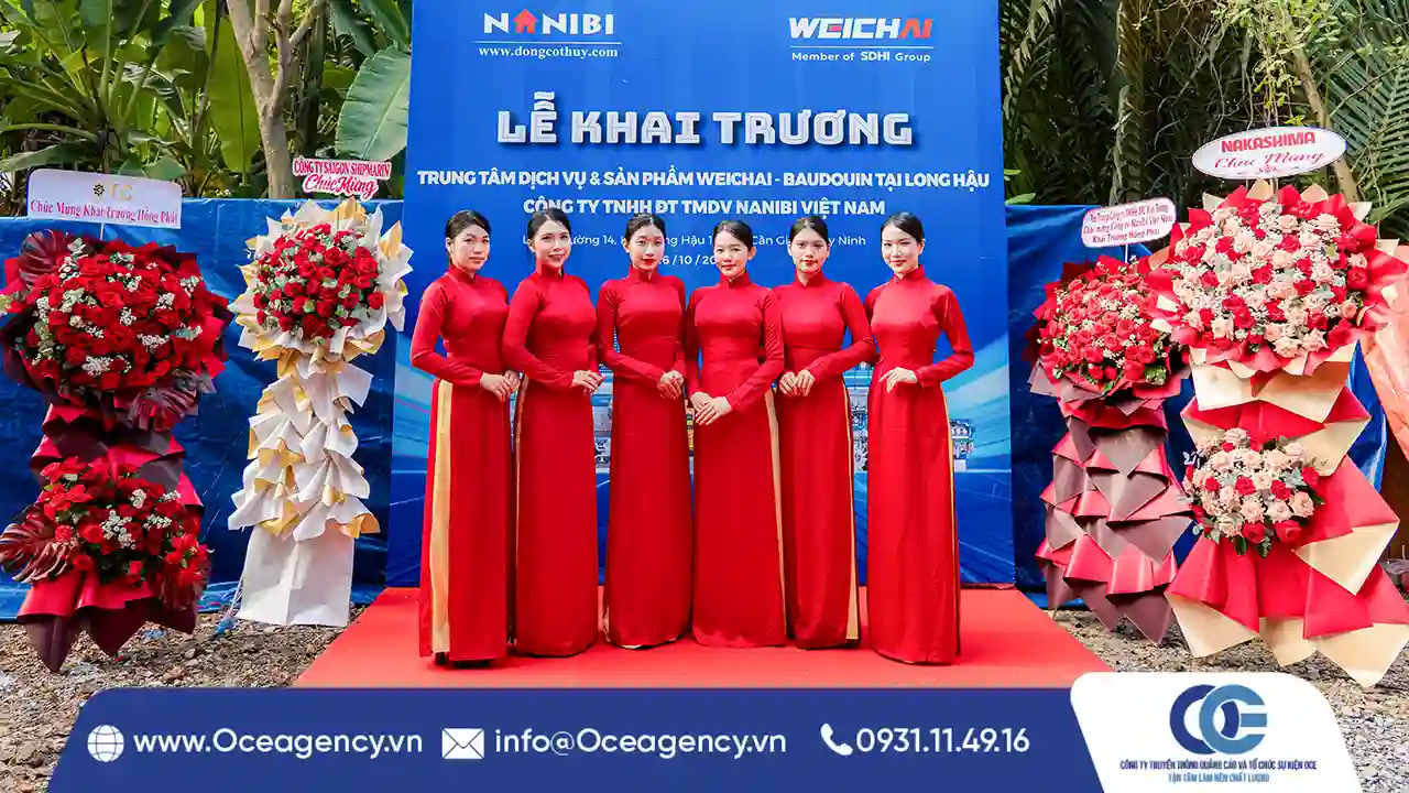 Cho thuê PG sự kiện khai trương