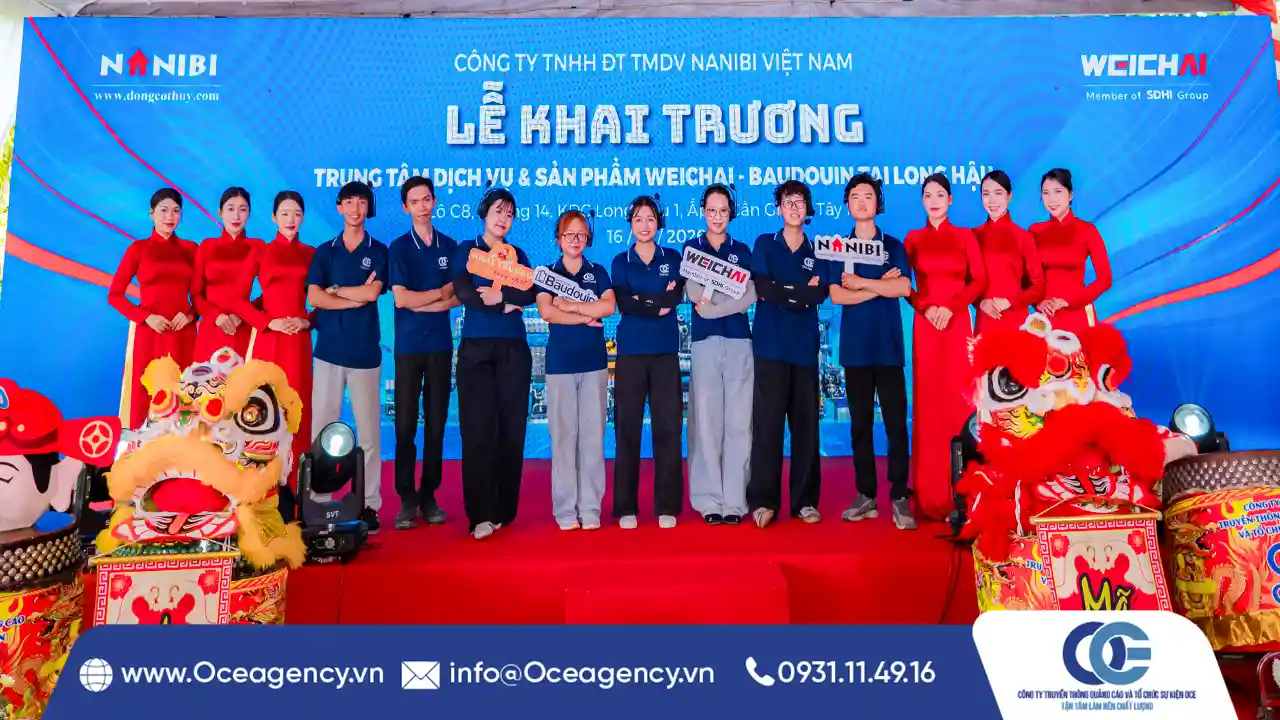 Đội ngũ OCE - Tổ chức sự kiện trọn gói