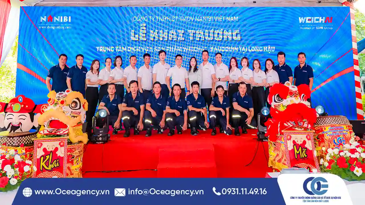 TỔ CHỨC LỄ KHAI TRƯƠNG CÔNG TY NANIBI VIỆT NAM