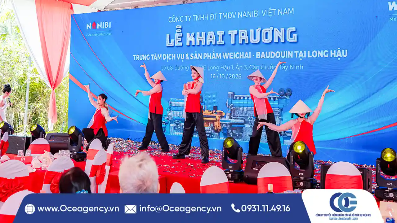 Cho thuê vũ đoàn sự kiện khai trương