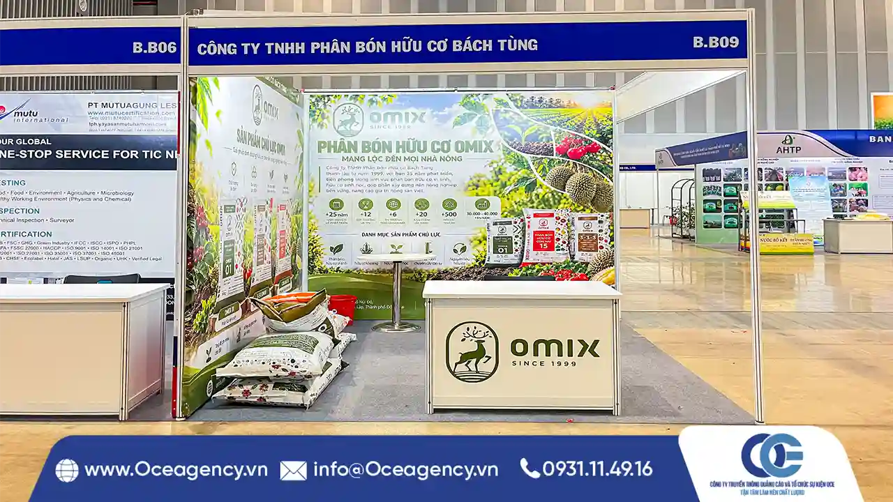THI CÔNG BACKDROP TRIỂN LÃM QUỐC TẾ TẠI SECC QUẬN 7