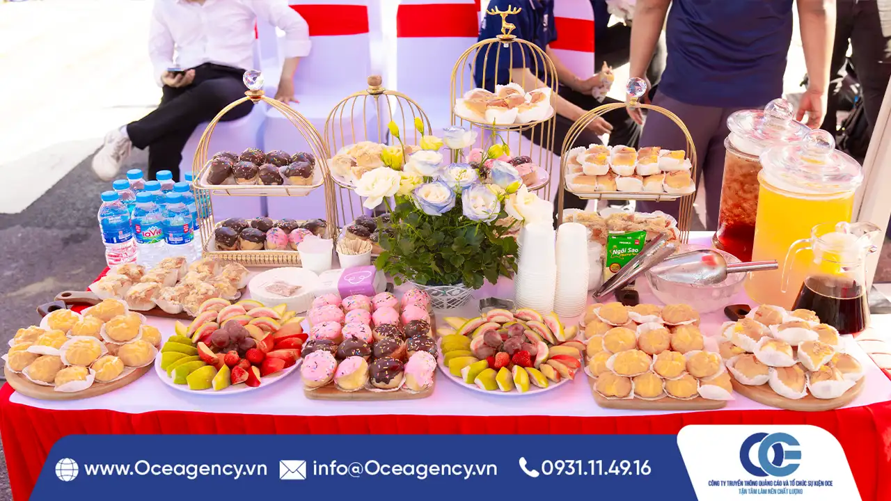 dịch vụ cung cấp tiệc teabreak