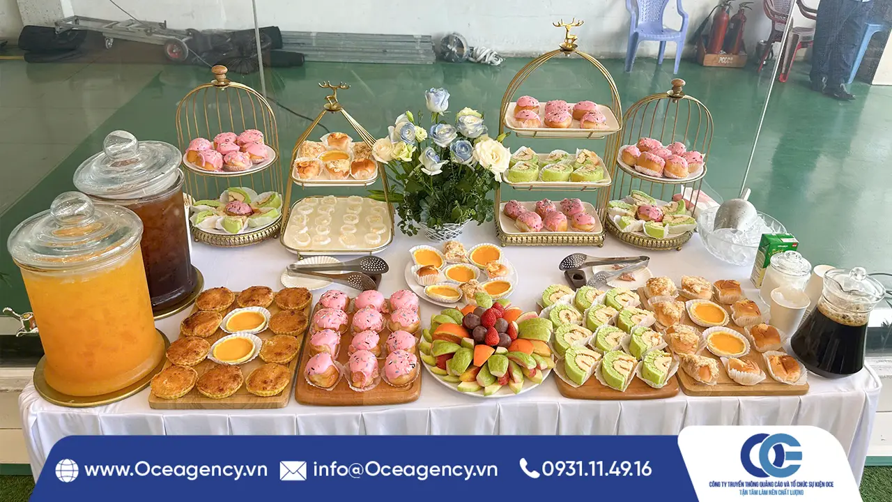 dịch vụ cung cấp tiệc teabreak