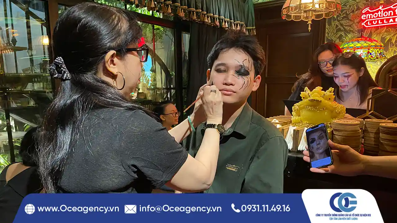 Cho Thuê Nghệ Nhân Vẽ Mặt Hóa Trang