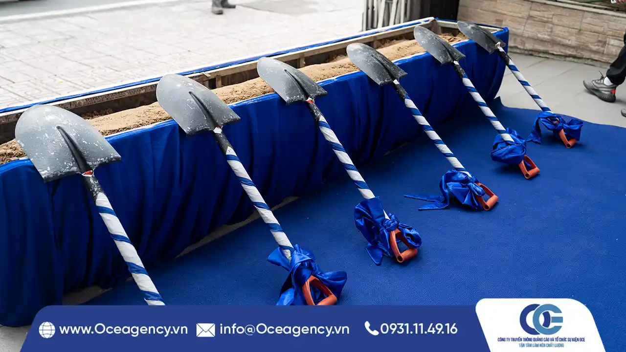 Cho Thuê Bộ Dụng Cụ Lễ Khởi Công, Động Thổ – OCE Agency