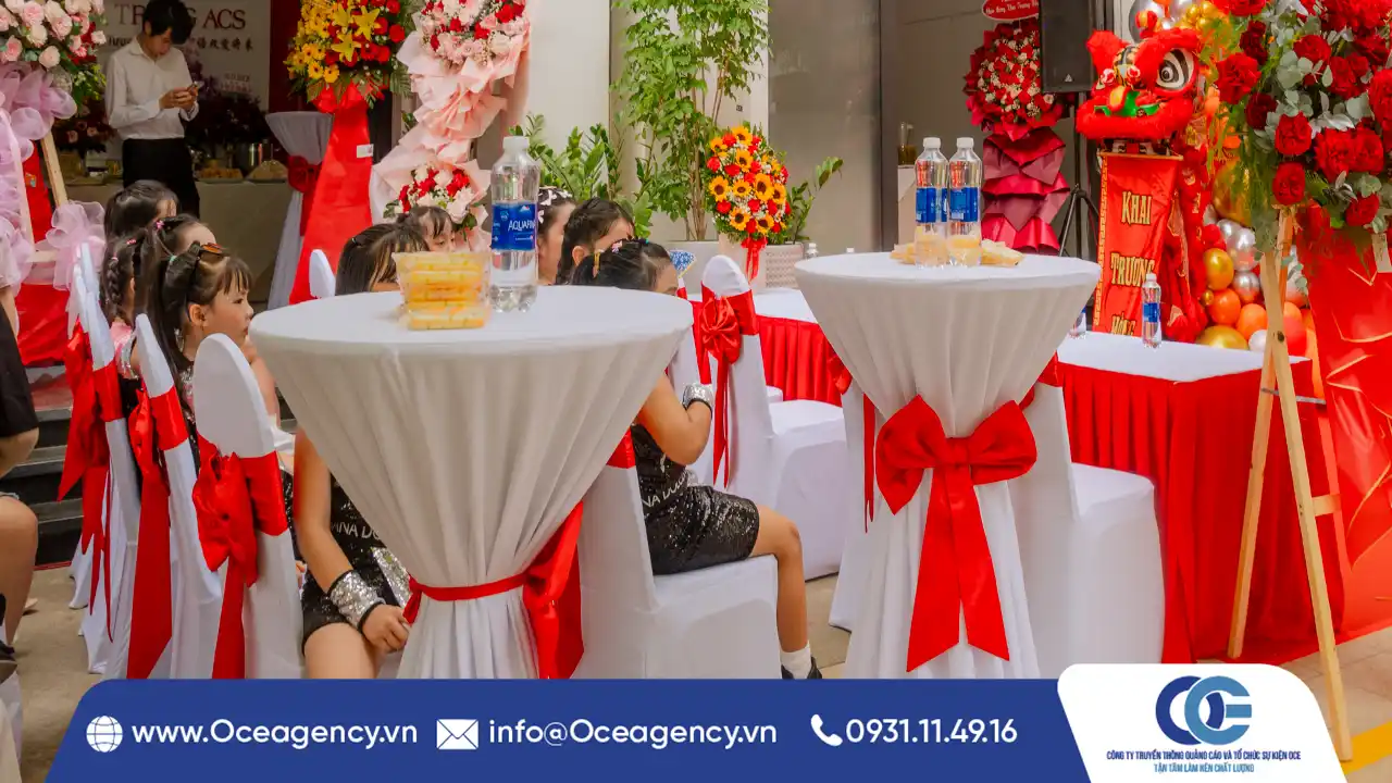 Cho Thuê Bàn Ghế Sự Kiện – OCE Trọn Gói, Giao Nhanh