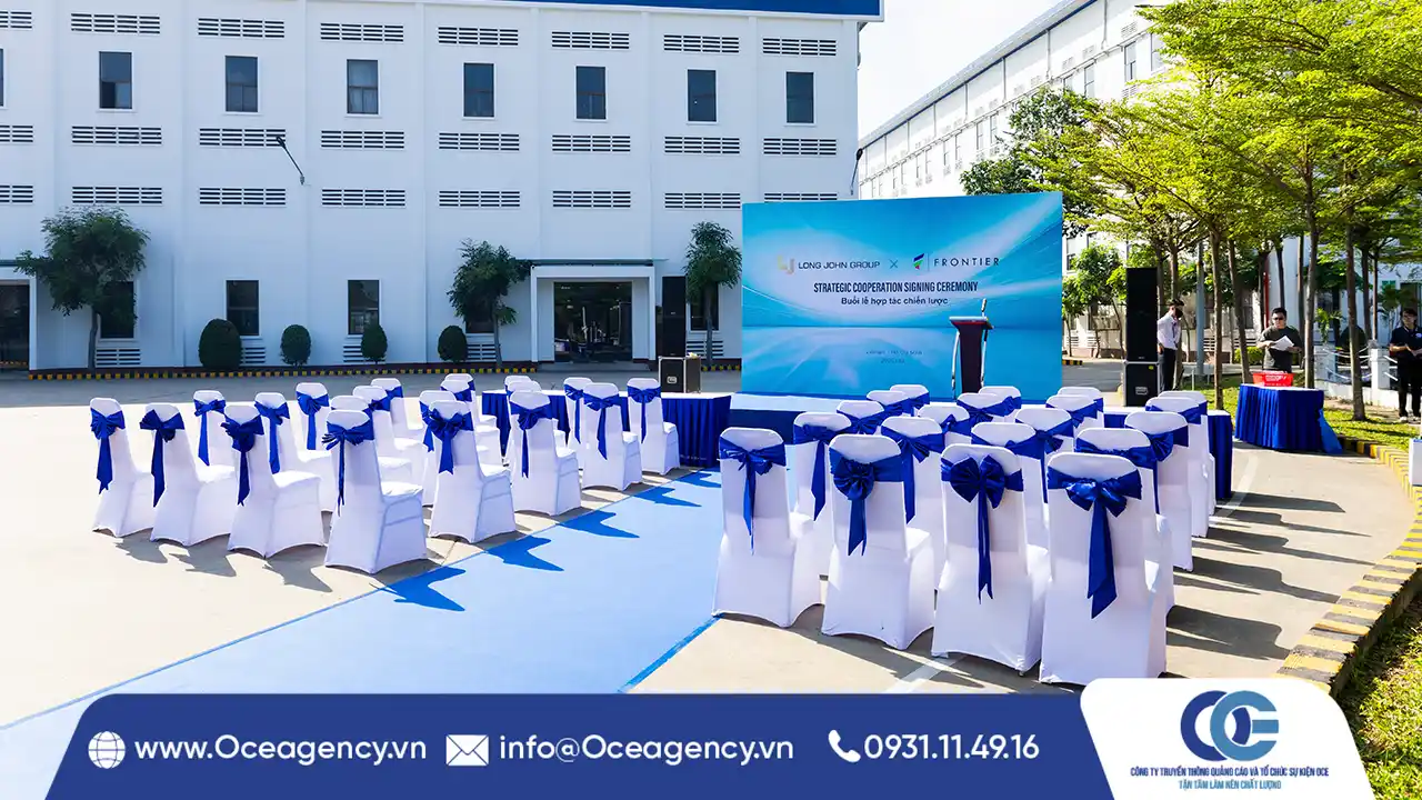 Các loại bàn ghế sự kiện của OCE Agency