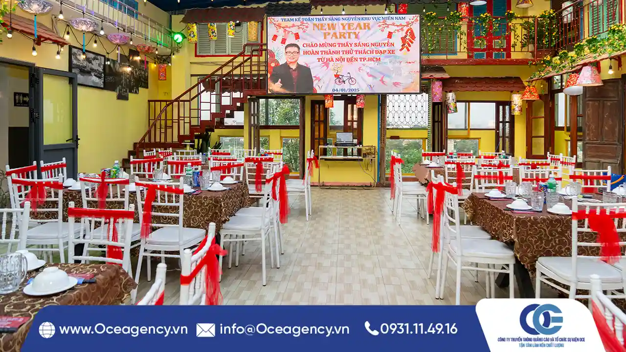 Cho Thuê Bàn Ghế Sự Kiện – OCE Trọn Gói, Giao Nhanh