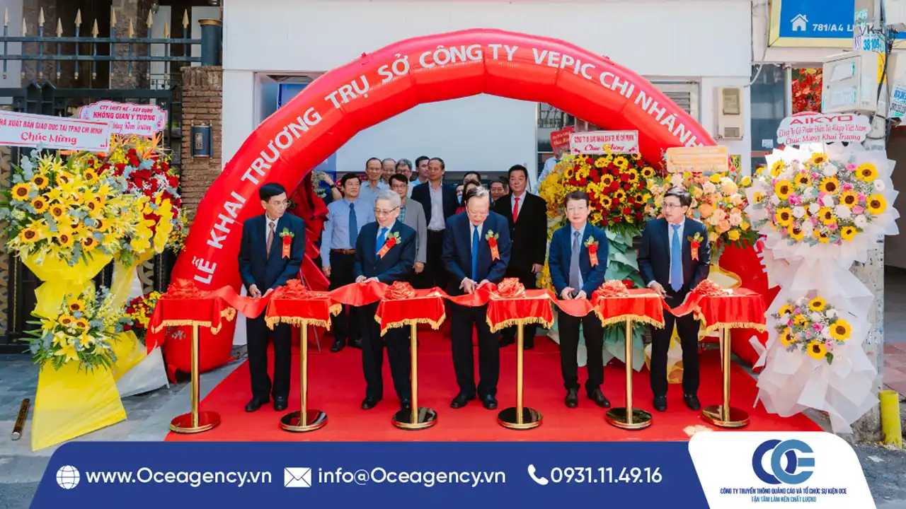Cho Thuê Băng Khánh Thành, Băng Khai Trương - OCE Agency