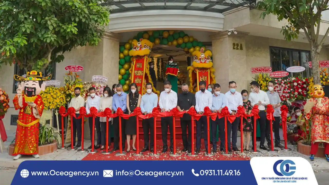 Cho Thuê Băng Khánh Thành, Băng Khai Trương - OCE Agency