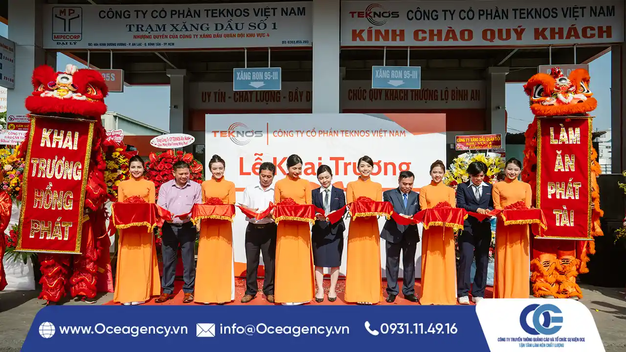 Cho Thuê Băng Khánh Thành, Băng Khai Trương - OCE Agency