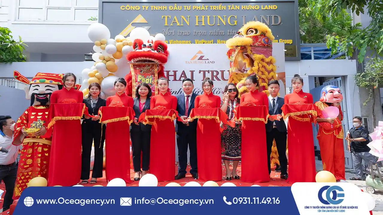 Cho Thuê Băng Khánh Thành, Băng Khai Trương - OCE Agency