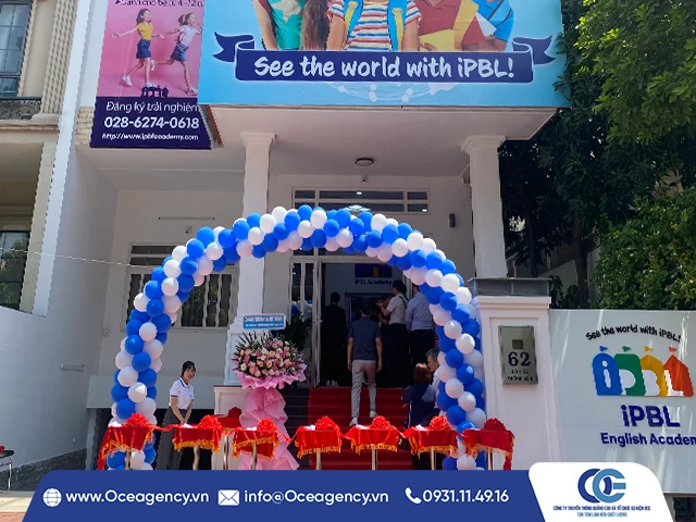 Cho Thuê Dịch Vụ Cổng Bong Bóng Trang Trí Khai Trương