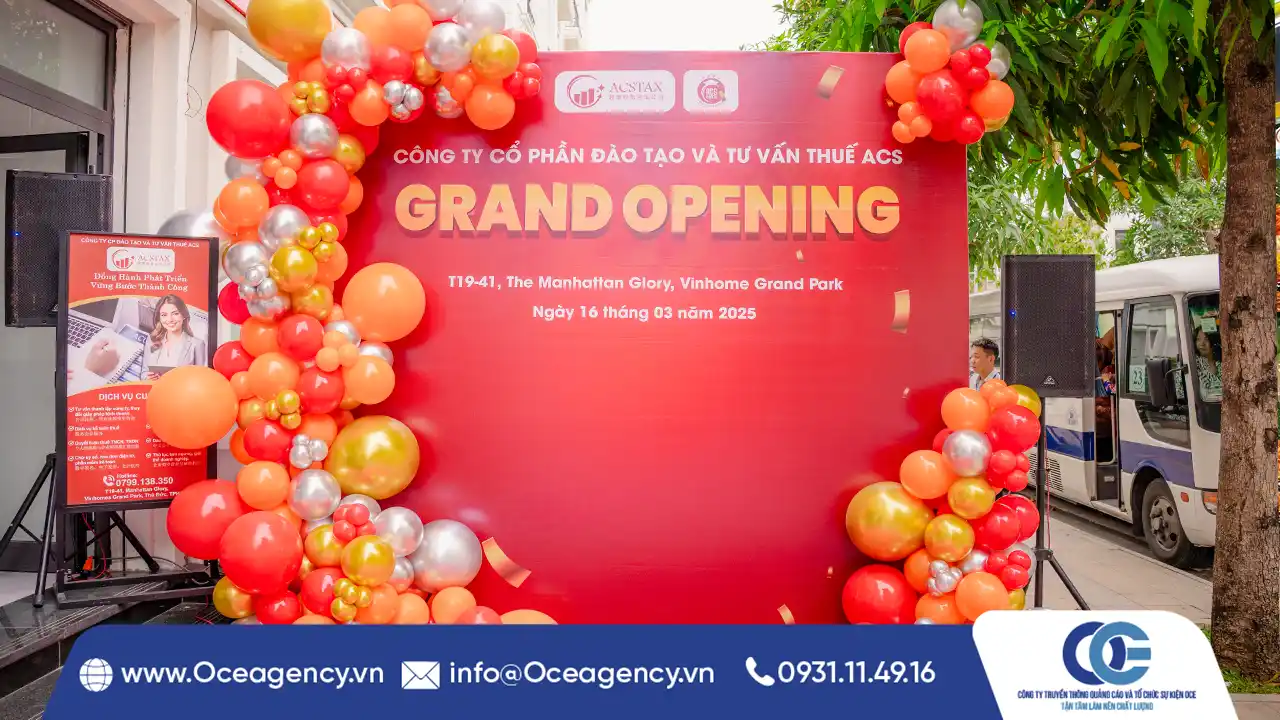 Cho Thuê Dịch Vụ Cổng Bong Bóng Trang Trí Khai Trương