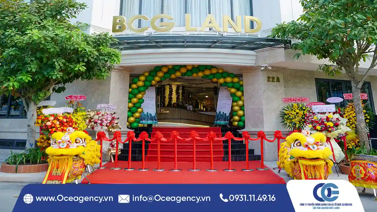 Cho Thuê Dịch Vụ Cổng Bong Bóng Trang Trí Khai Trương