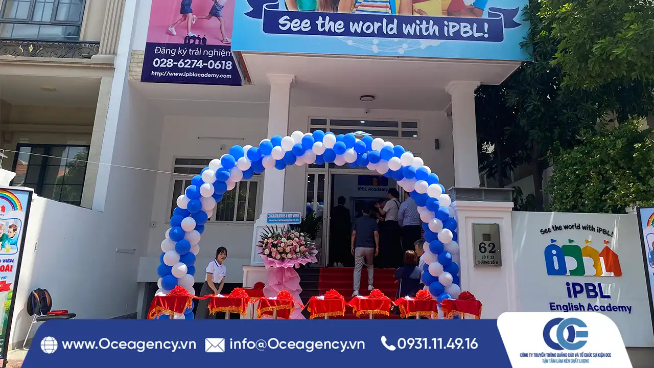 Cho Thuê Dịch Vụ Cổng Bong Bóng Trang Trí Khai Trương