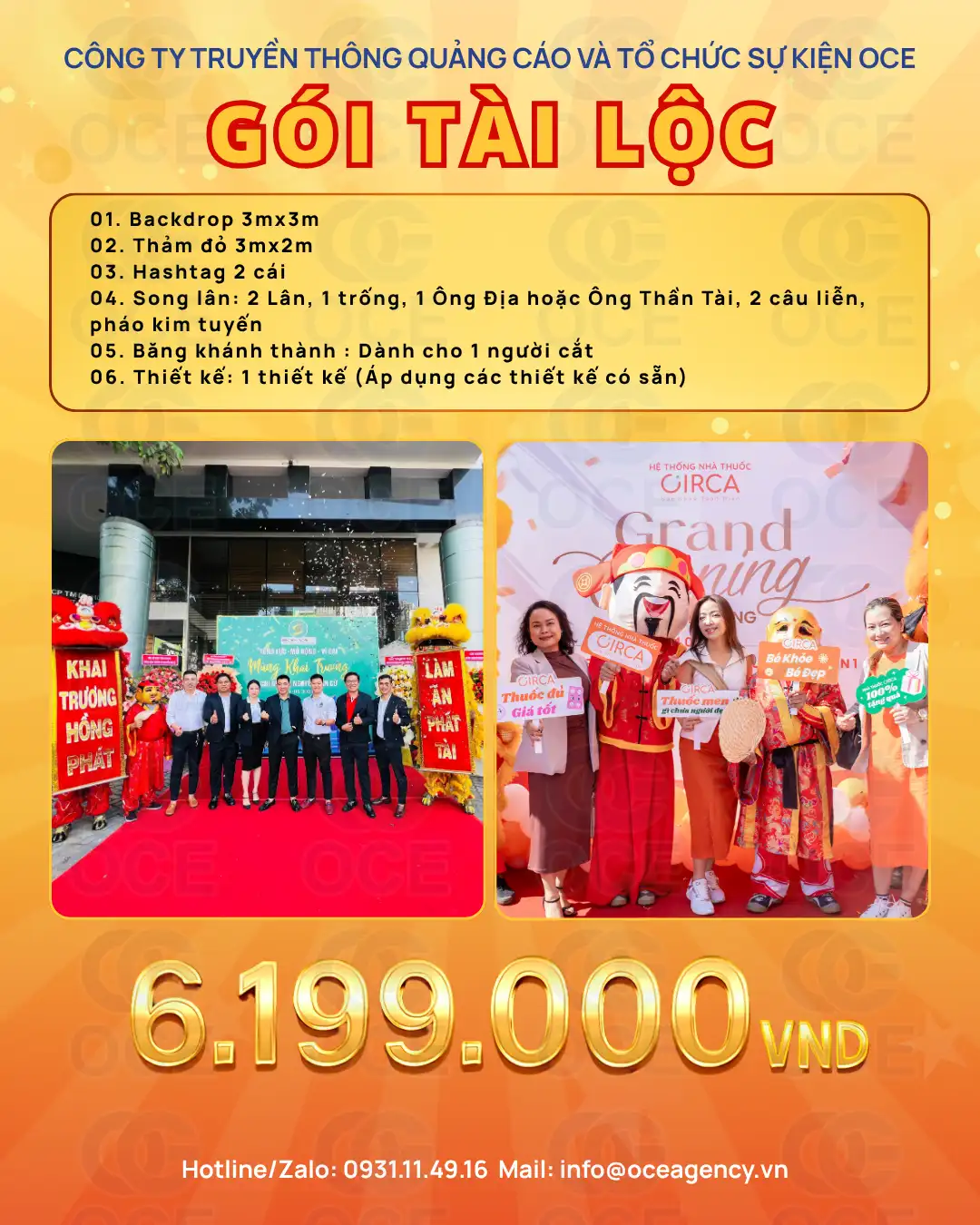 Gói khai trương tài lộc