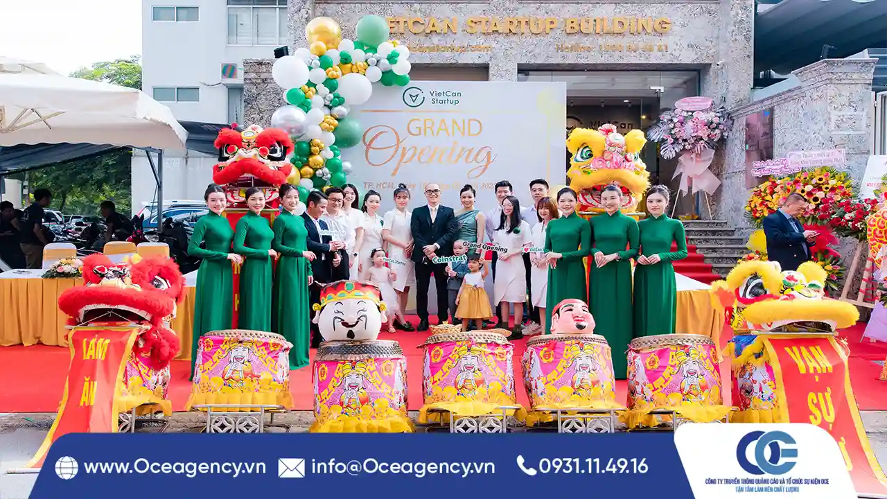 Dịch Vụ Tổ Chức Lễ Khai Trương Trọn Gói | OCE Agency