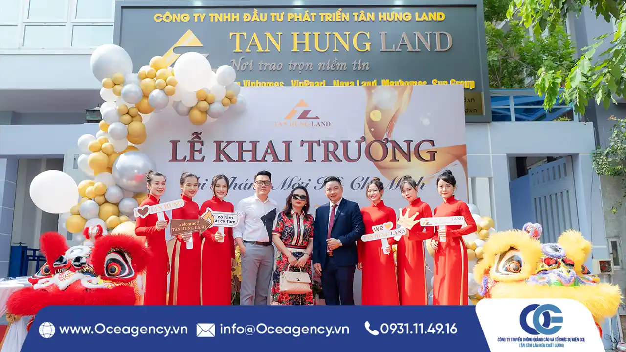 Dịch Vụ Tổ Chức Lễ Khai Trương Trọn Gói | OCE Agency