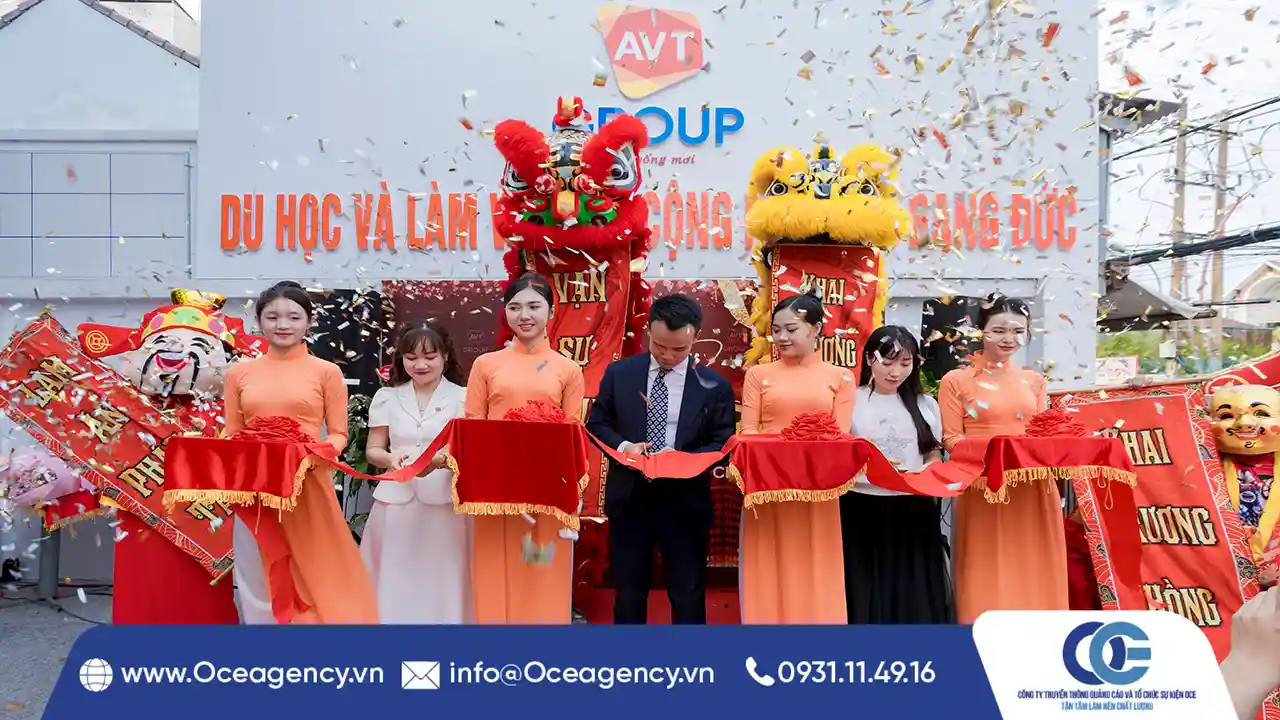 Dịch Vụ Tổ Chức Lễ Khai Trương Trọn Gói | OCE Agency