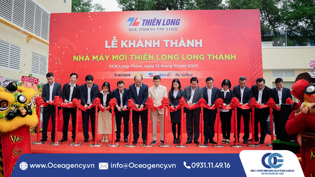 Tổ chức sự kiện lễ khánh thành