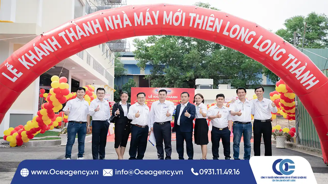 Tổ chức sự kiện lễ khánh thành