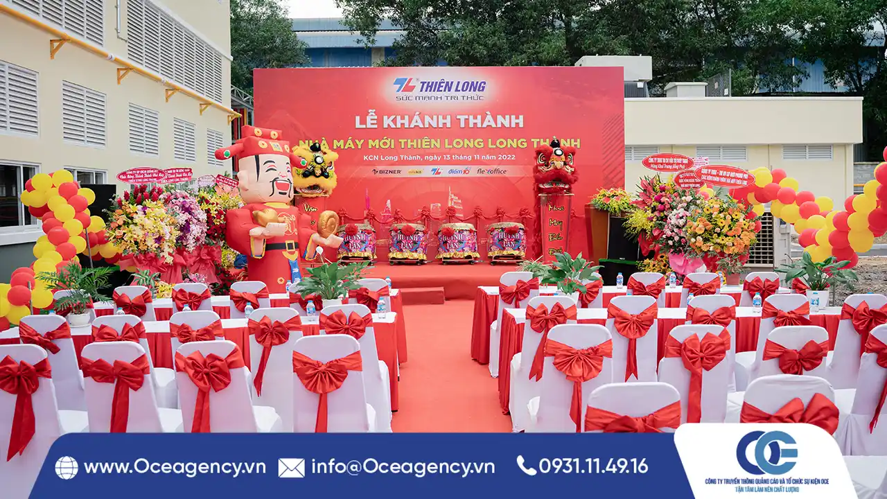 Tổ chức sự kiện lễ khánh thành