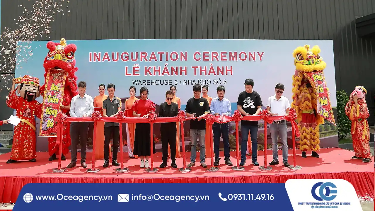 Tổ chức sự kiện lễ khánh thành