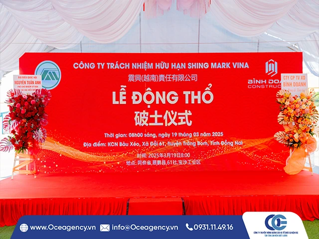 Tổ Chức Sự Kiện Lễ Động Thổ
