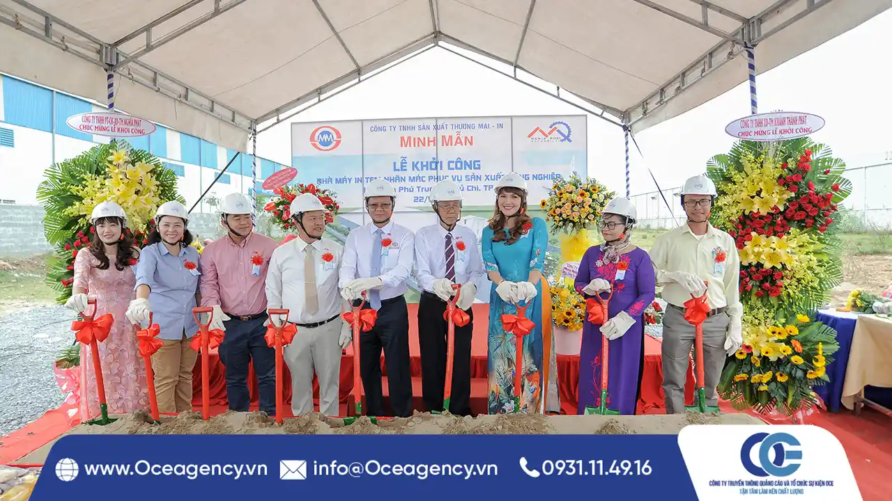 Tổ Chức Sự Kiện Lễ Khởi Công