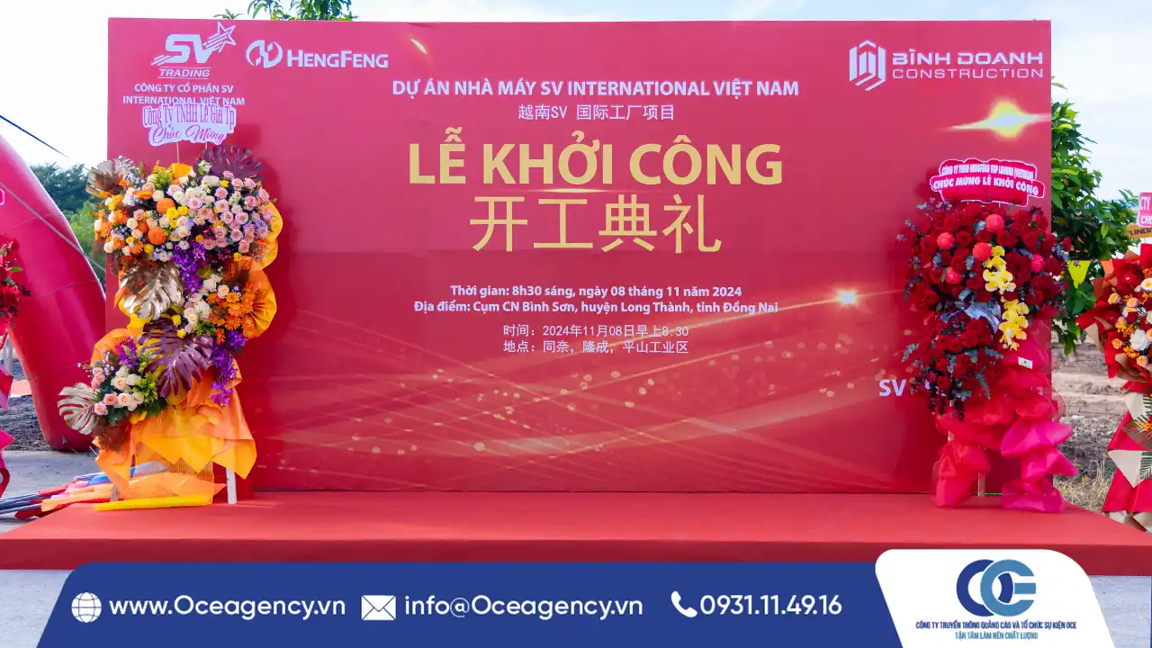 Tổ Chức Sự Kiện Lễ Khởi Công