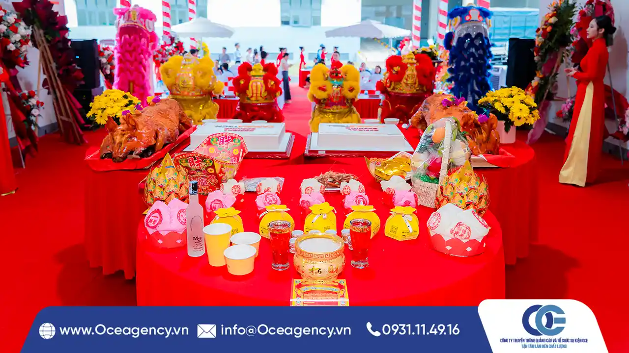 Mâm cúng khai trương trọn gói