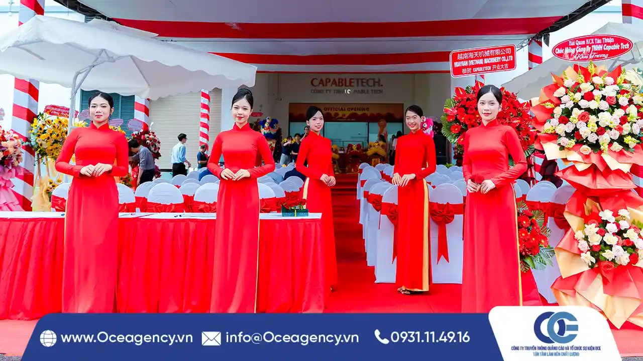 TỔ CHỨC SỰ KIỆN KHAI TRƯƠNG CAPABLETECH HCM