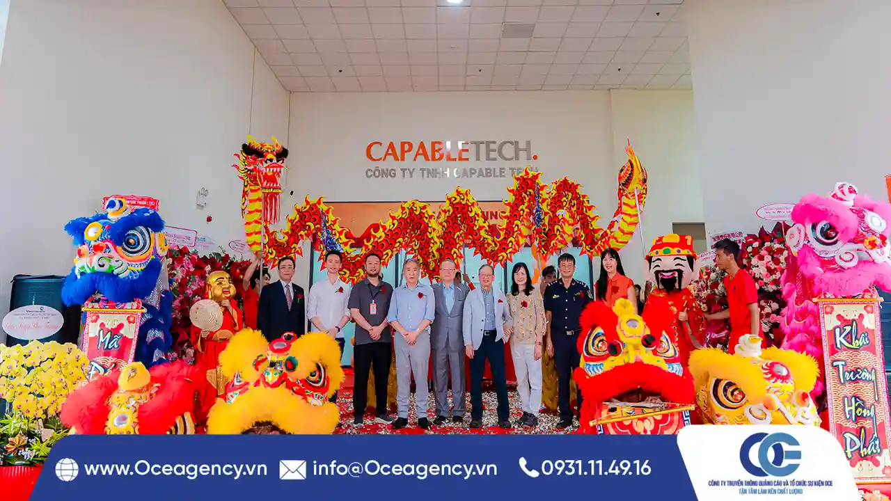 TỔ CHỨC SỰ KIỆN KHAI TRƯƠNG CAPABLETECH HCM