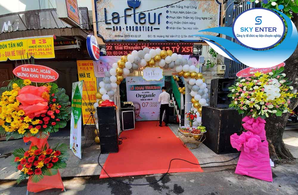TỔ CHỨC SỰ KIỆN KHAI TRƯƠNG LA FLEUR SPA