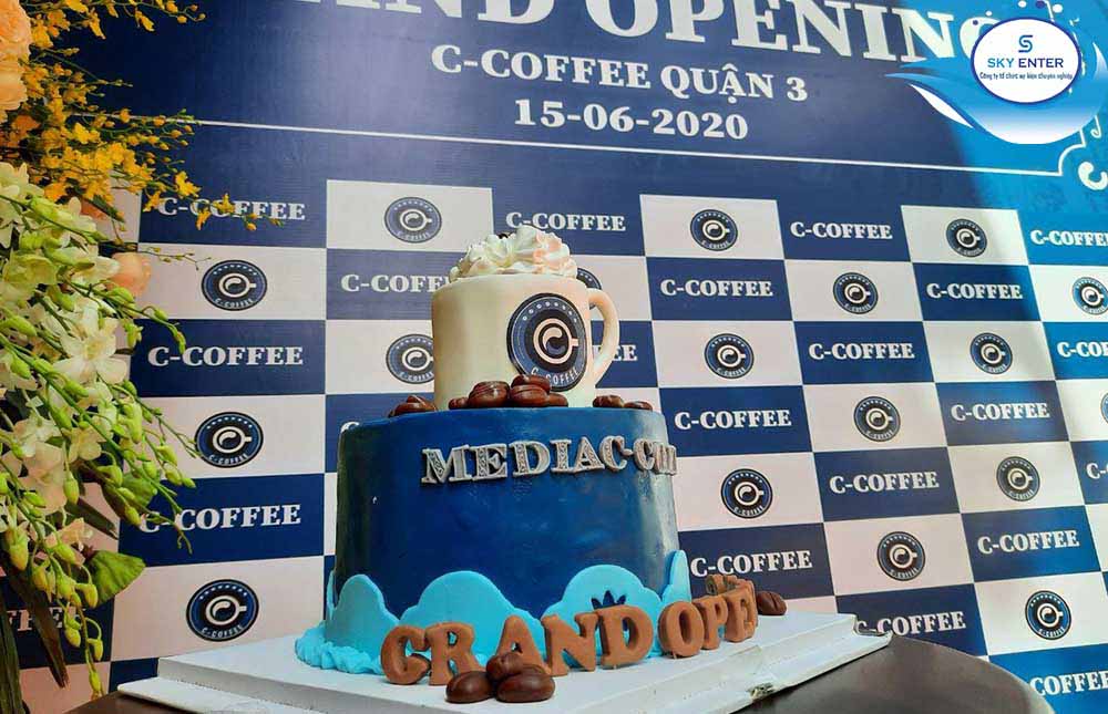TỔ CHỨC SỰ KIỆN KHAI TRƯƠNG CCOFFEE