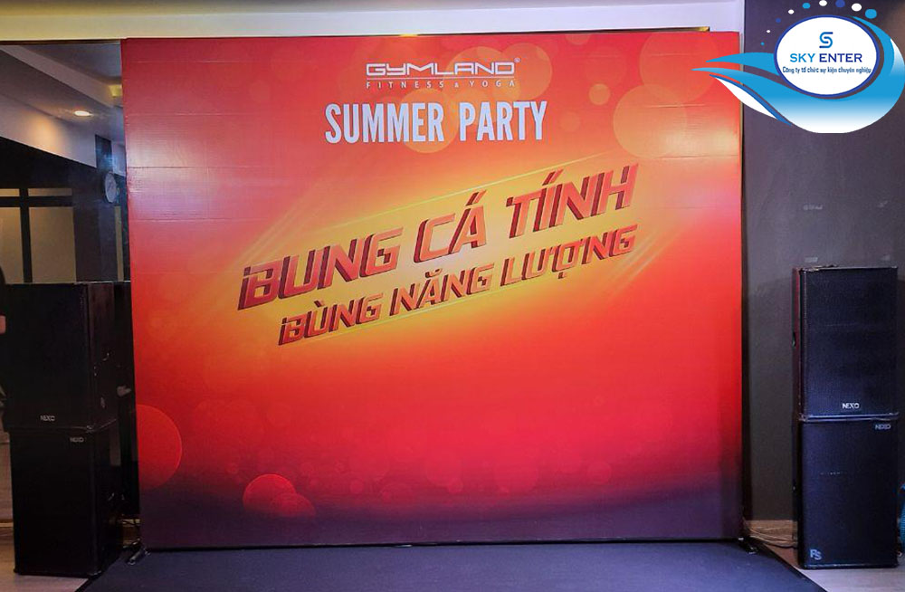 TỔ CHỨC SỰ KIỆN SUMMER PARTY GYMLAND