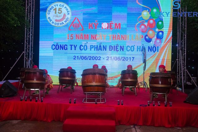 Tổ chức sự kiện 15 năm thành lập công ty Điện Cơ Hà Nội