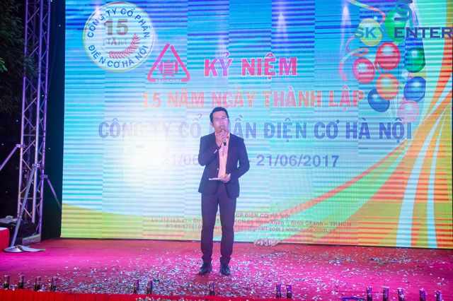 Tổ chức sự kiện 15 năm thành lập công ty Điện Cơ Hà Nội