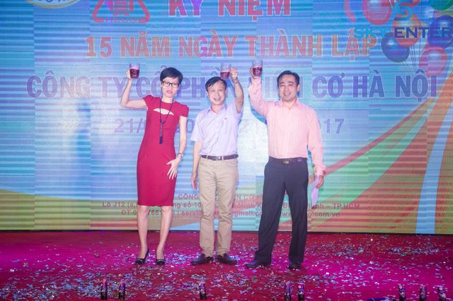 Tổ chức sự kiện 15 năm thành lập công ty Điện Cơ Hà Nội