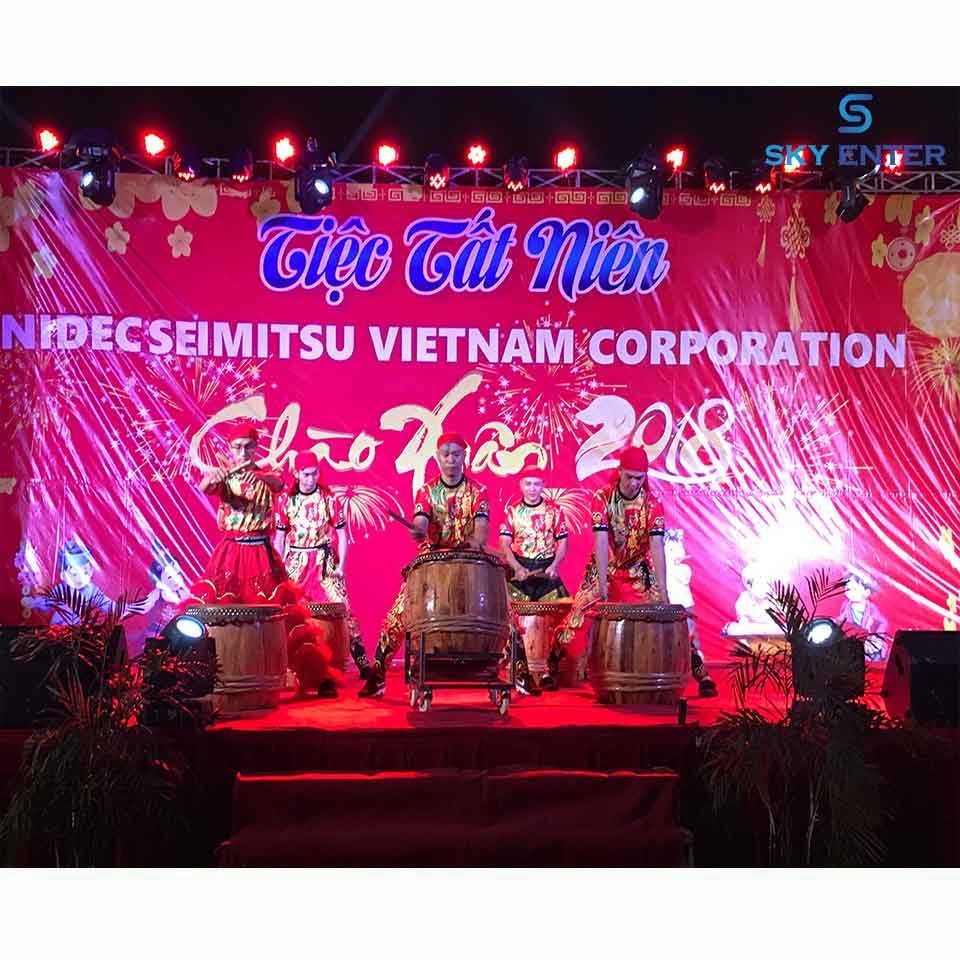 Cung cấp lân sư rồng tại tiệc Tất niên công ty Nidec