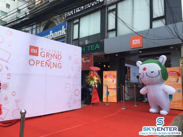 Tổ chức sự kiện khai trương của hàng XIAOMI