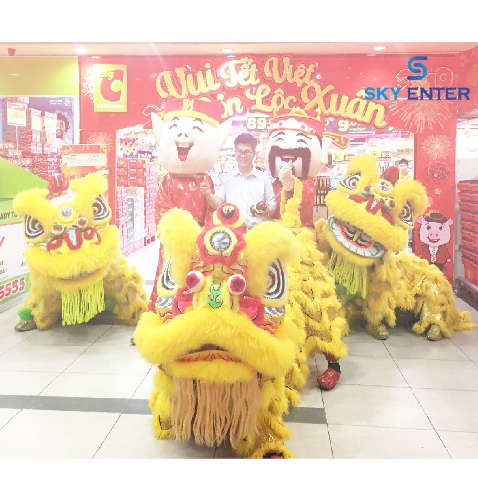 Cho Thuê Lân Sư Rồng Siêu Thị BigC
