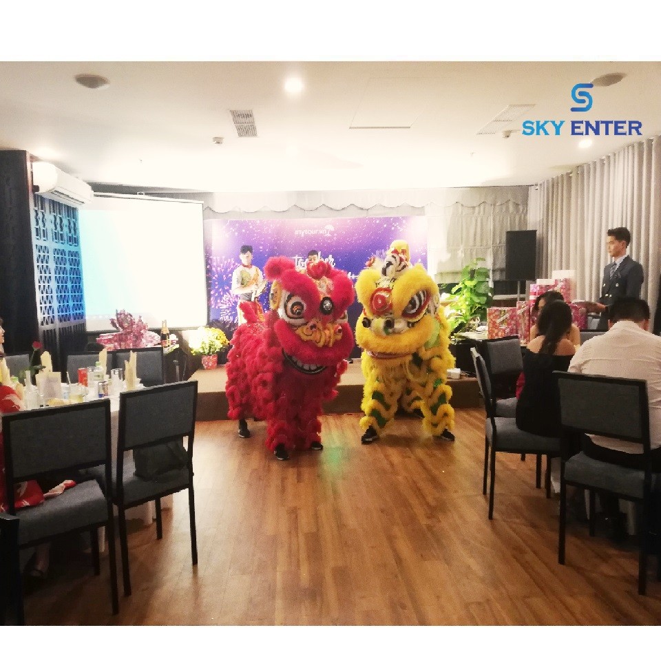 Cung Cấp Đoàn Lân Sư Rồng Tiệc Tất Niên Mytour Việt Nam